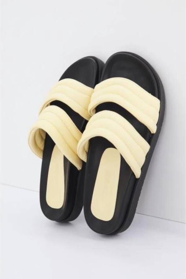 Yellow Sandalen met Bandjes Slider