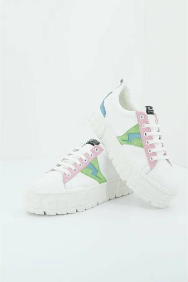 Yellow Sportieve Vetersneakers