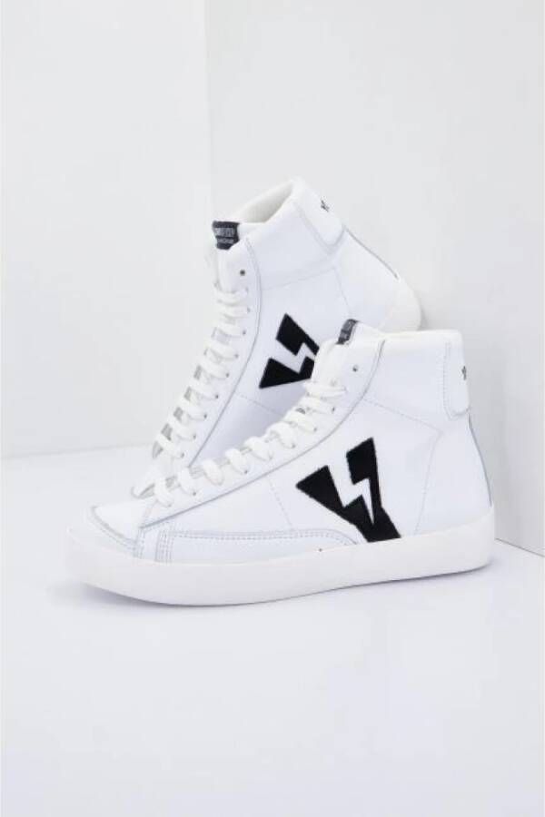 Yellow Sporty High Top Sneakers