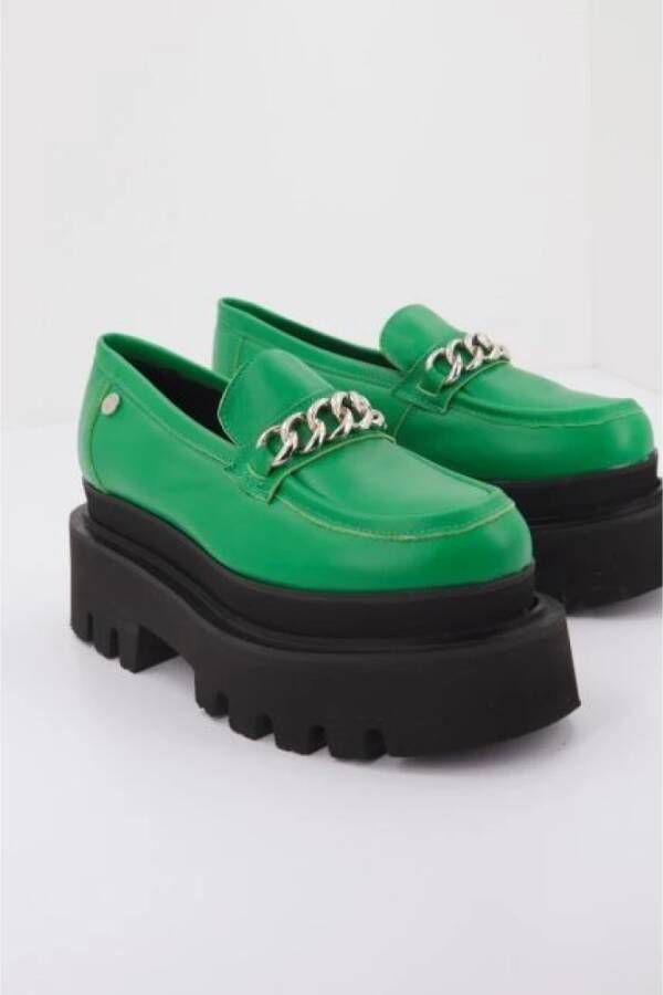 Yellow Stijlvolle Loafers met Versiering