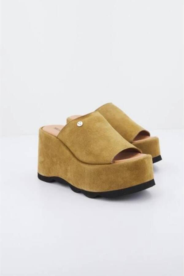 Yellow Stijlvolle Sandaal Sleehakken