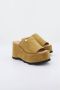 Yellow Stijlvolle Sandaal Sleehakken - Thumbnail 3