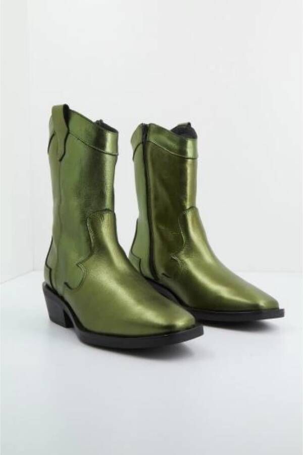 Yellow Western Style Cowboy Boots