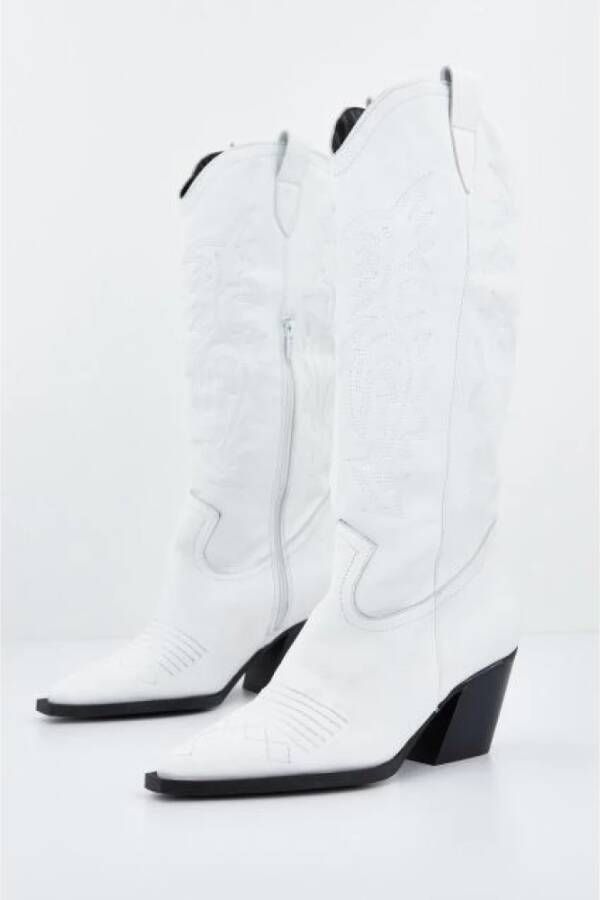 Yellow Western Style Cowboy Boots