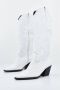 Yellow Western Style Cowboy Boots - Thumbnail 3
