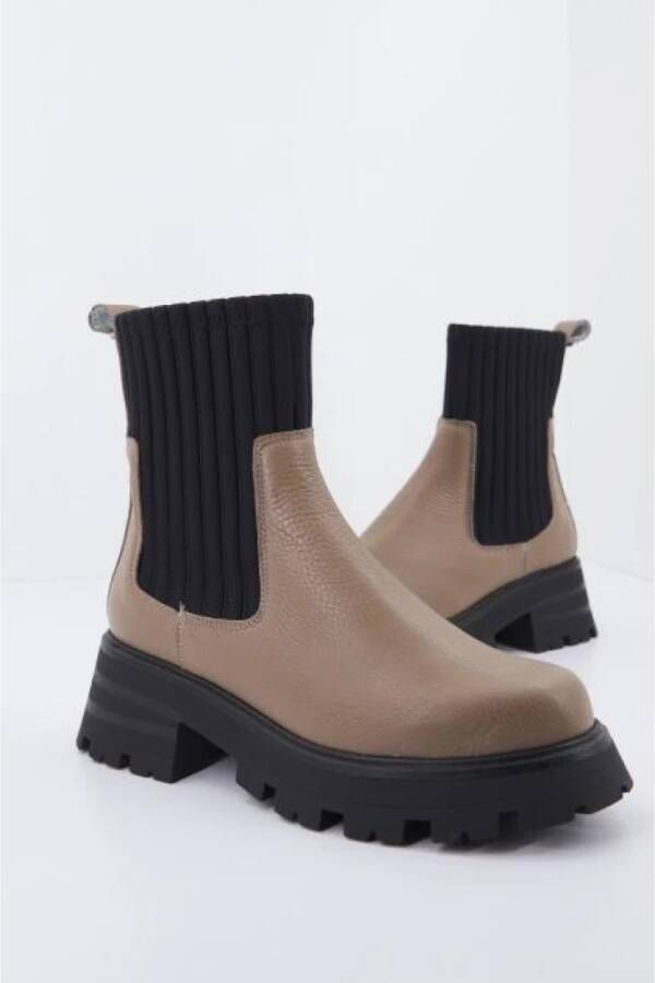 Yellow Winterlaarzen Dollaro Stijl