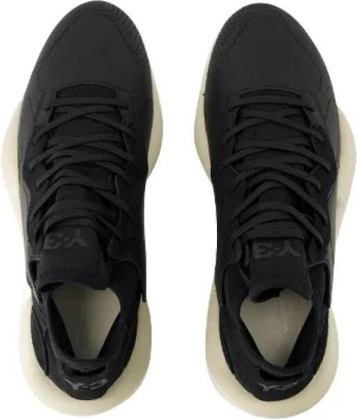 Yohji Yamamoto Pre-owned Leather sneakers Black Dames