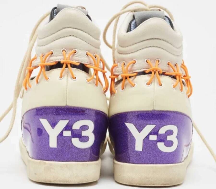 Yohji Yamamoto Pre-owned Leather sneakers Multicolor Dames