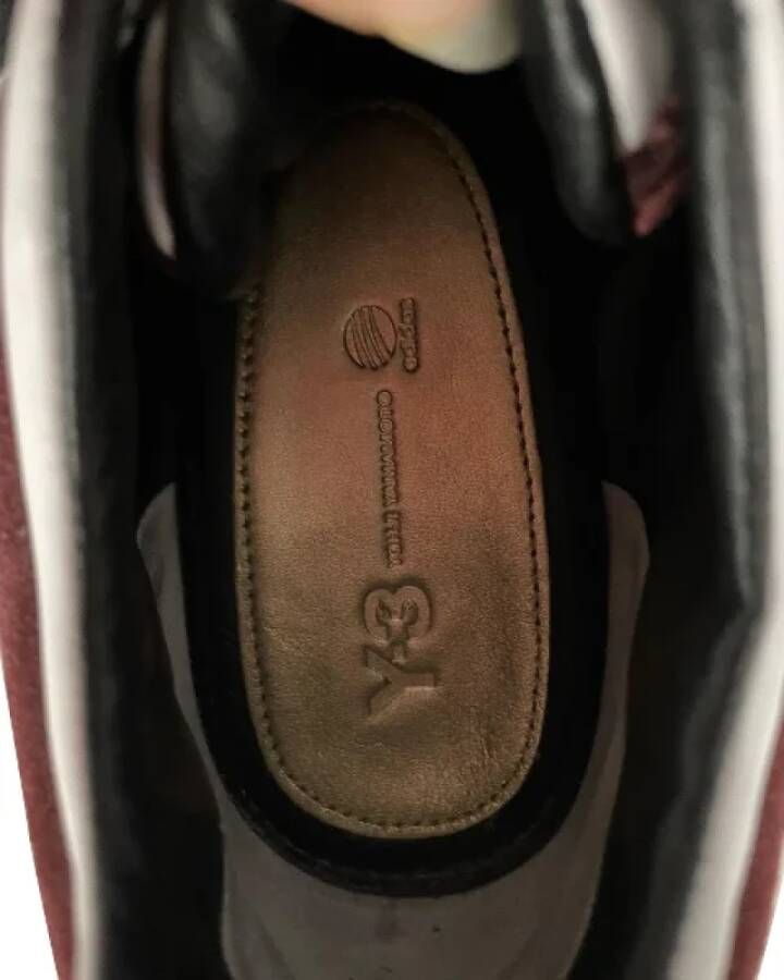 Yohji Yamamoto Pre-owned Leather sneakers Red Heren
