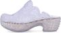 Y Project Heldere Witte Melissa Court Clog Schoenen White Dames - Thumbnail 3