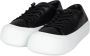Yume Zwarte vegan sneaker met gerecycled rubber Black Heren - Thumbnail 3