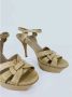 Yves Saint Laurent Vintage Pre-owned Canvas sandals Beige Dames - Thumbnail 7