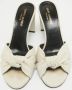 Yves Saint Laurent Vintage Pre-owned Canvas sandals White Dames - Thumbnail 3