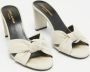 Yves Saint Laurent Vintage Pre-owned Canvas sandals White Dames - Thumbnail 4