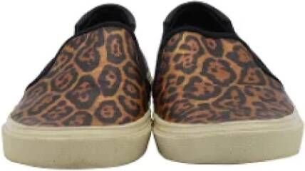 Yves Saint Laurent Vintage Pre-owned Canvas sneakers Brown Dames