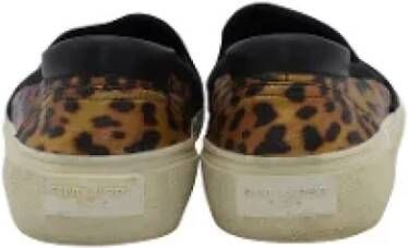 Yves Saint Laurent Vintage Pre-owned Canvas sneakers Brown Dames