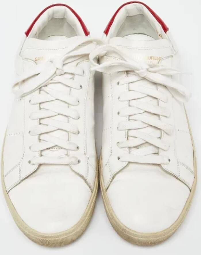 Yves Saint Laurent Vintage Pre-owned Canvas sneakers White Dames