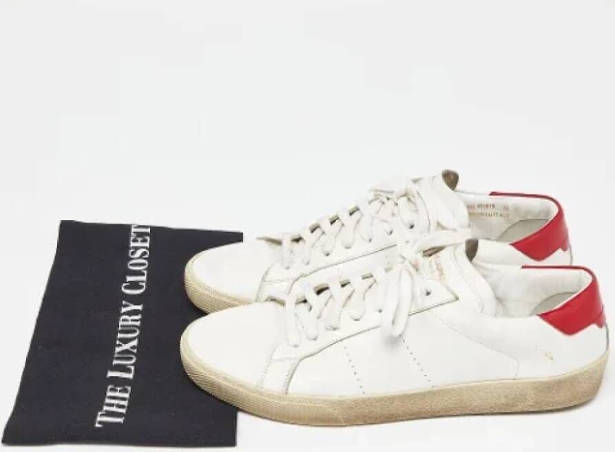 Yves Saint Laurent Vintage Pre-owned Canvas sneakers White Dames