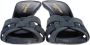 Yves Saint Laurent Vintage Pre-owned Cotton sandals Blue Dames - Thumbnail 2