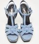 Yves Saint Laurent Vintage Pre-owned Denim sandals Blue Dames - Thumbnail 3