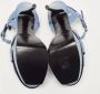 Yves Saint Laurent Vintage Pre-owned Denim sandals Blue Dames - Thumbnail 6