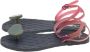 Yves Saint Laurent Vintage Pre-owned Fabric sandals Black Dames - Thumbnail 3