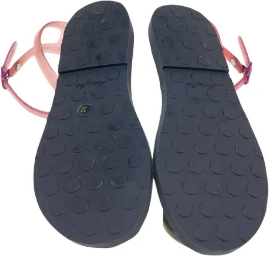Yves Saint Laurent Vintage Pre-owned Fabric sandals Black Dames