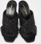 Yves Saint Laurent Vintage Pre-owned Fabric sandals Black Dames - Thumbnail 3