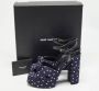 Yves Saint Laurent Vintage Pre-owned Fabric sandals Blue Dames - Thumbnail 9