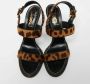 Yves Saint Laurent Vintage Pre-owned Fabric sandals Brown Dames - Thumbnail 2