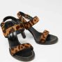 Yves Saint Laurent Vintage Pre-owned Fabric sandals Brown Dames - Thumbnail 3
