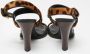 Yves Saint Laurent Vintage Pre-owned Fabric sandals Brown Dames - Thumbnail 4