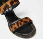 Yves Saint Laurent Vintage Pre-owned Fabric sandals Brown Dames - Thumbnail 6