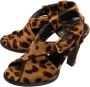 Yves Saint Laurent Vintage Pre-owned Fabric sandals Brown Dames - Thumbnail 3