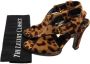 Yves Saint Laurent Vintage Pre-owned Fabric sandals Brown Dames - Thumbnail 7