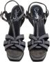 Yves Saint Laurent Vintage Pre-owned Fabric sandals Gray Dames - Thumbnail 2