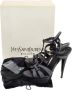 Yves Saint Laurent Vintage Pre-owned Fabric sandals Gray Dames - Thumbnail 7