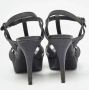 Yves Saint Laurent Vintage Pre-owned Fabric sandals Gray Dames - Thumbnail 4