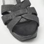 Yves Saint Laurent Vintage Pre-owned Fabric sandals Gray Dames - Thumbnail 6