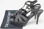 Yves Saint Laurent Vintage Pre-owned Fabric sandals Gray Dames - Thumbnail 8