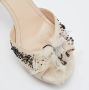 Yves Saint Laurent Vintage Pre-owned Fabric sandals White Dames - Thumbnail 7
