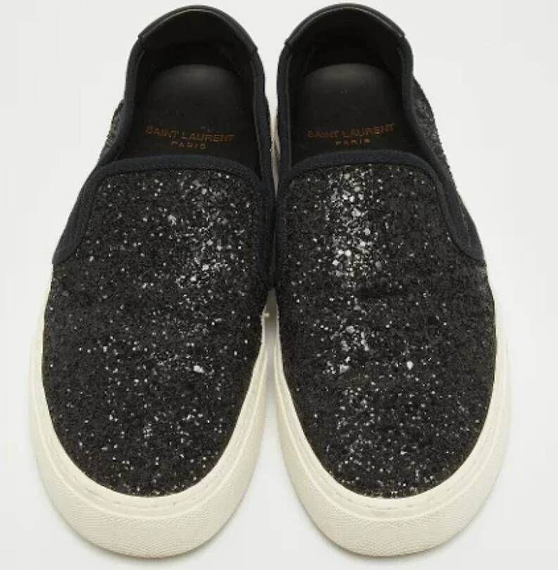 Yves Saint Laurent Vintage Pre-owned Fabric sneakers Black Dames