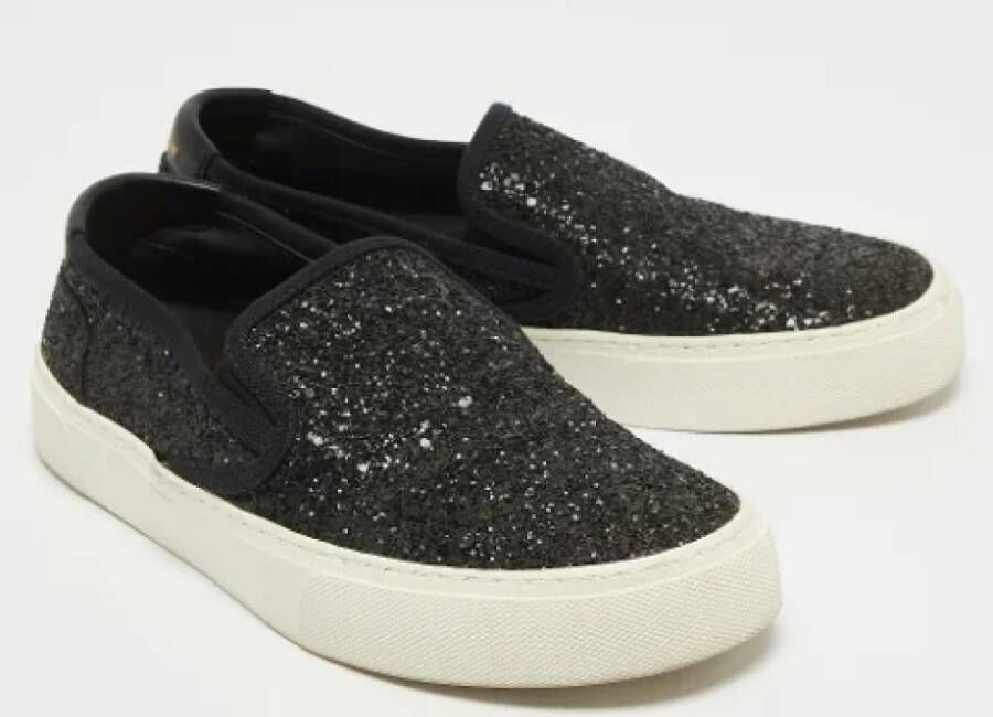 Yves Saint Laurent Vintage Pre-owned Fabric sneakers Black Dames