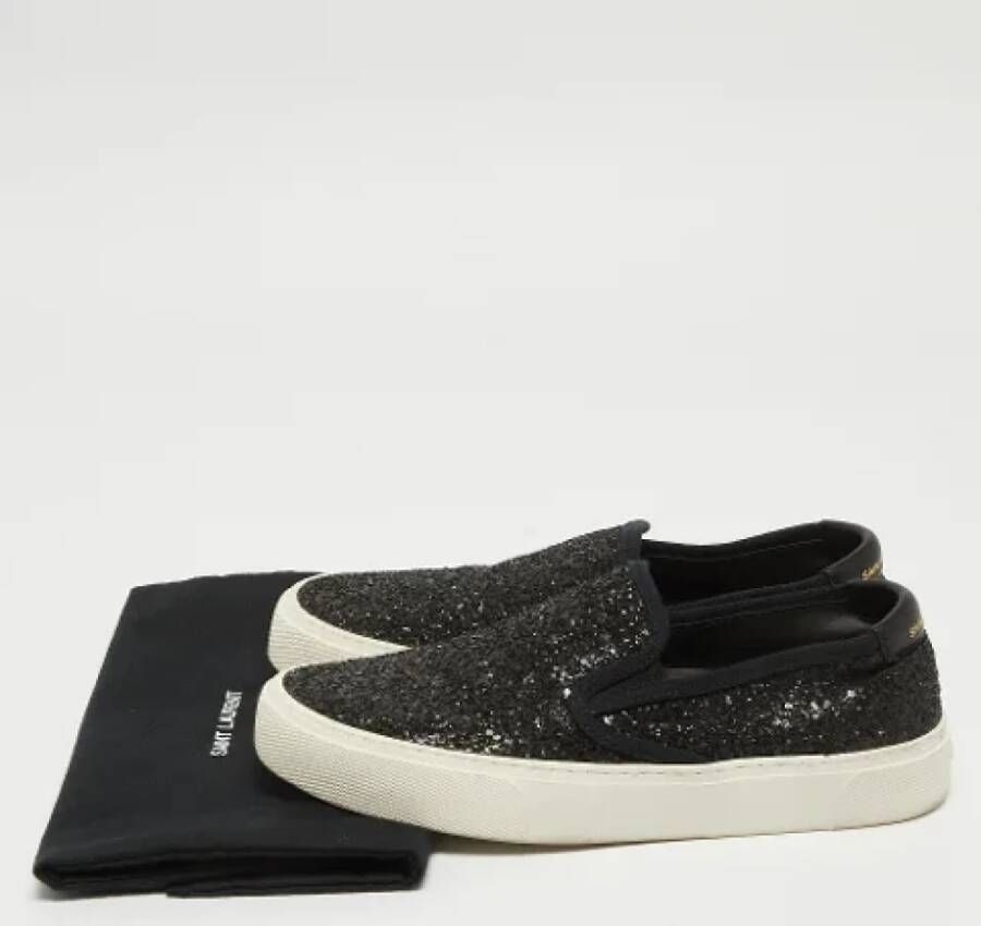 Yves Saint Laurent Vintage Pre-owned Fabric sneakers Black Dames