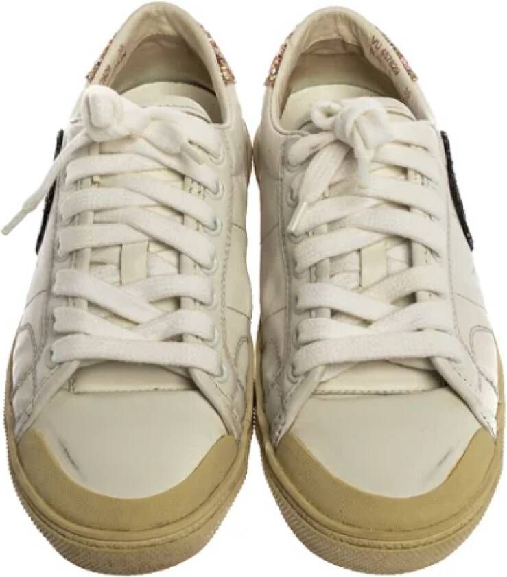 Yves Saint Laurent Vintage Pre-owned Fabric sneakers White Dames