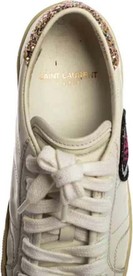 Yves Saint Laurent Vintage Pre-owned Fabric sneakers White Dames