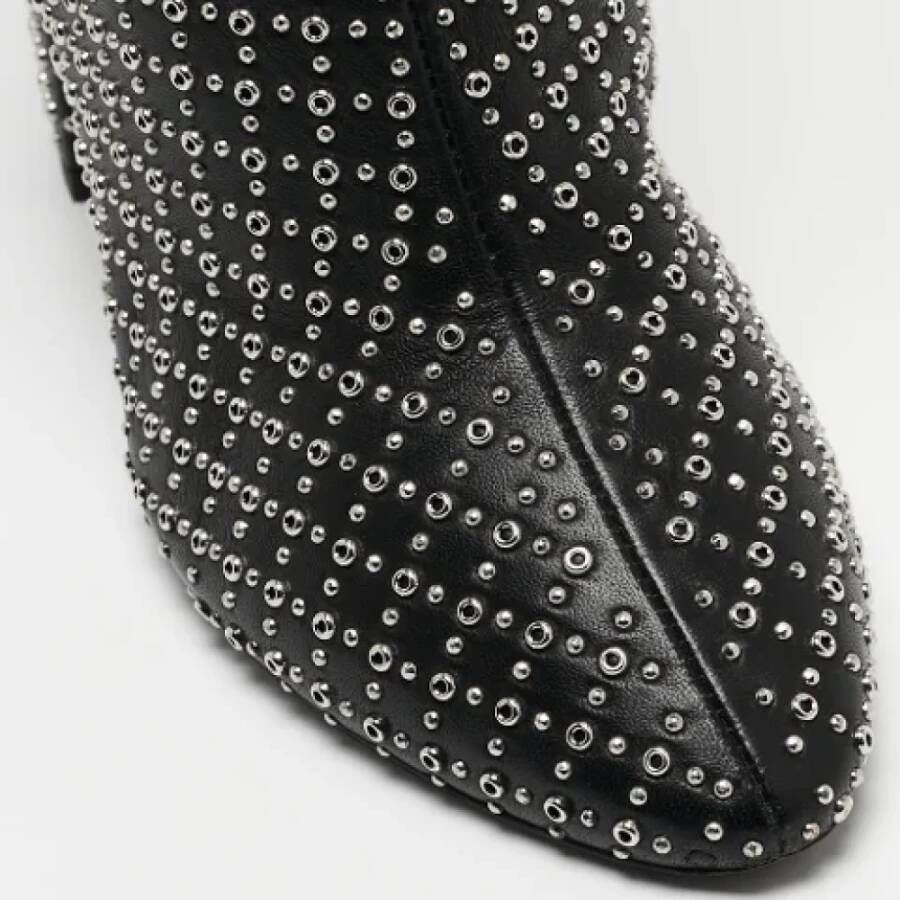 Yves Saint Laurent Vintage Pre-owned Leather boots Black Dames