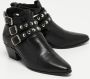 Yves Saint Laurent Vintage Pre-owned Leather boots Black Dames - Thumbnail 4