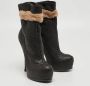 Yves Saint Laurent Vintage Pre-owned Leather boots Black Dames - Thumbnail 4