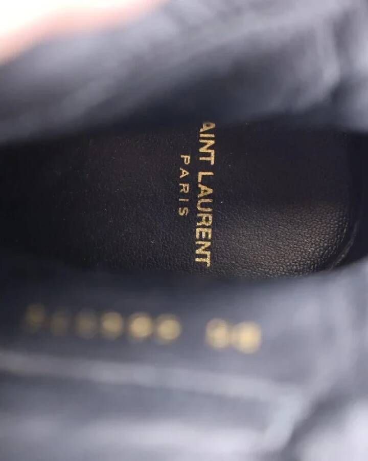 Yves Saint Laurent Vintage Pre-owned Leather boots Black Dames